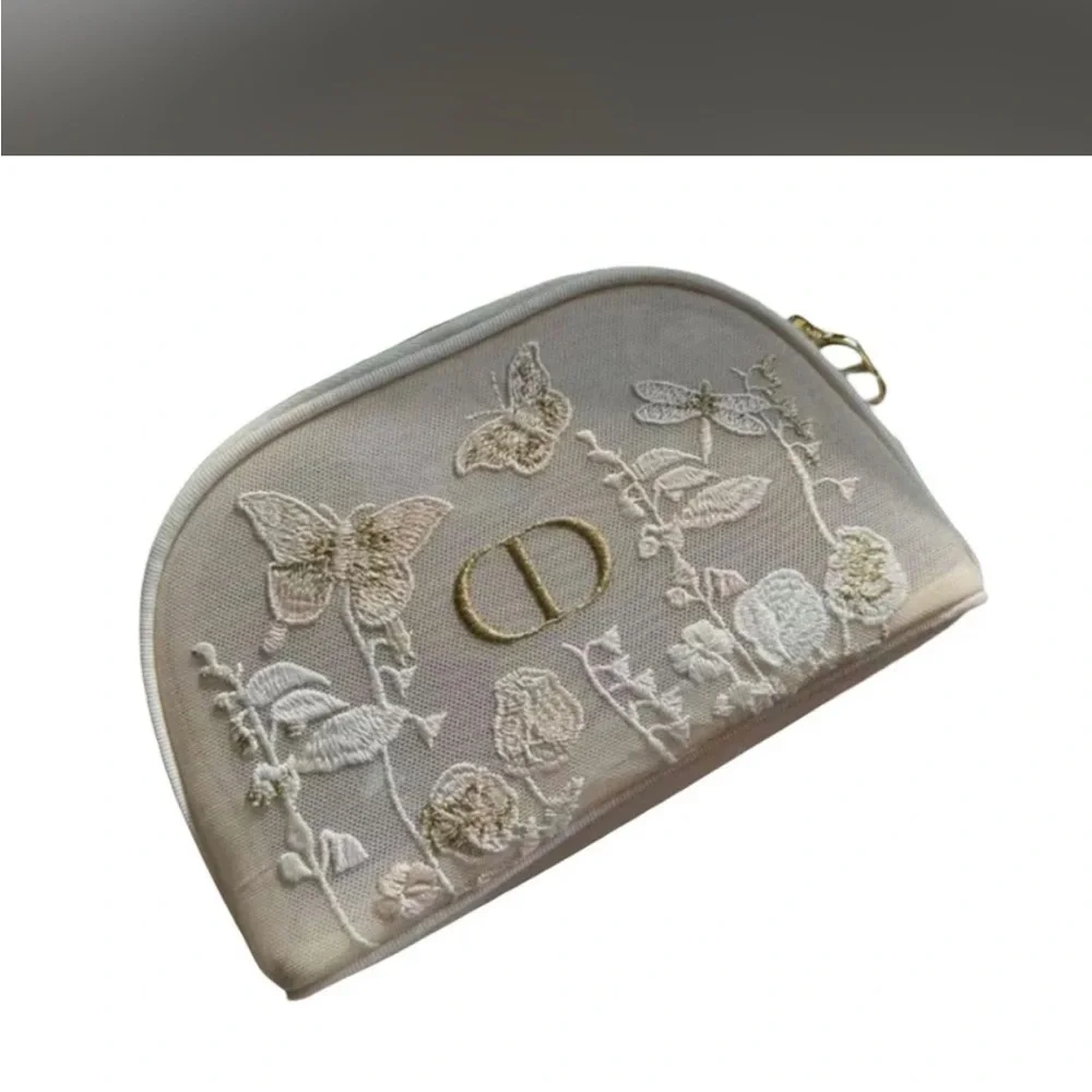 ⚜️⚜️ Elegant Cream Tote and Pouch Set from Christian Dior GWP ⚜️⚜️